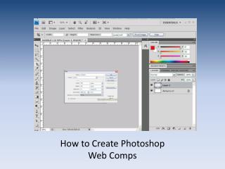 How to Create Photoshop Web Comps