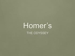 Homer’s