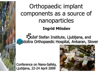 Orthopaedic implant components as a source of nanoparticles