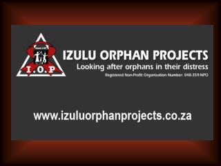 Izulu Orphan Projects is an NGO that deals with Orphans and Widows who are affected by HIV/Aids.
