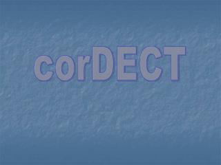 corDECT