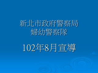 新北市政府警察局 婦幼警察隊