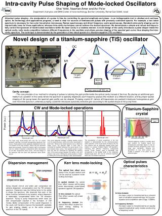 Intra-cavity Pulse Shaping of Mode-locked Oscillators