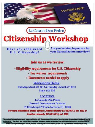 Citizenship Workshop