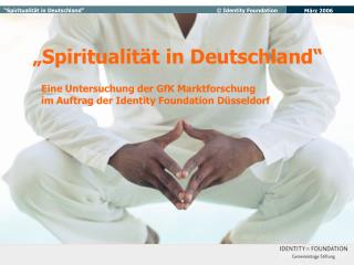 „Spiritualität in Deutschland“
