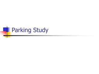Parking Study