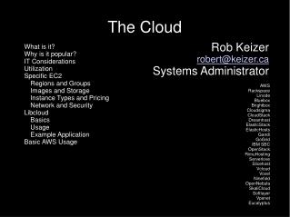The Cloud