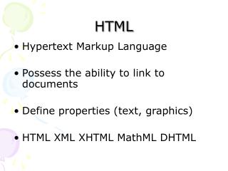 HTML