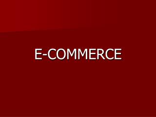 E-COMMERCE