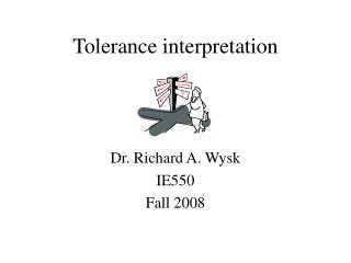 Tolerance interpretation