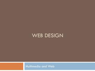 Web design