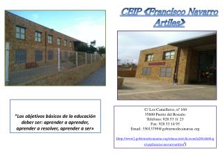 CEIP «Francisco Navarro Artiles »