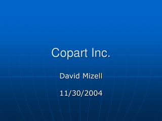 Copart Inc.