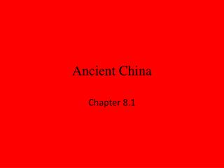 Ancient China