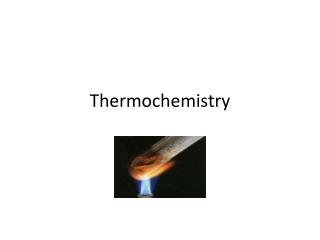 Thermochemistry