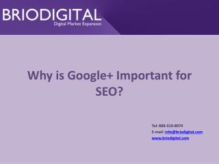Why is Google+ I mportant for SEO?