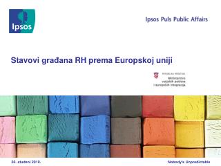 Stavovi građana RH prema Europskoj uniji