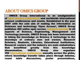 About OMICS Group