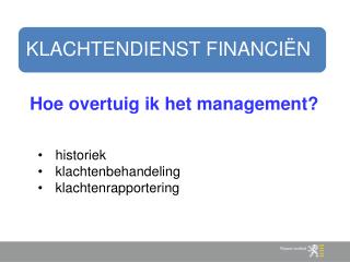 Hoe overtuig ik het management?