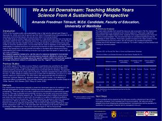 We Are All Downstream: Teaching Middle Years Science From A Sustainability Perspective