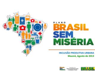 INCLUSÃO PRODUTIVA URBANA Maceió , Agosto de 2013