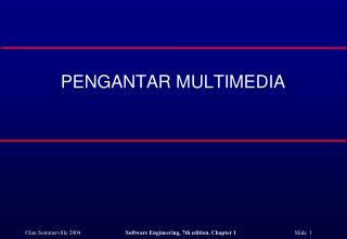 PENGANTAR MULTIMEDIA