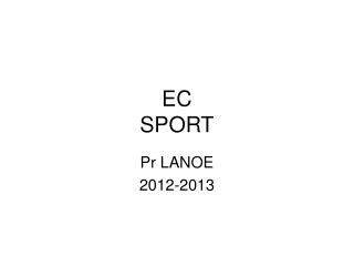 EC SPORT