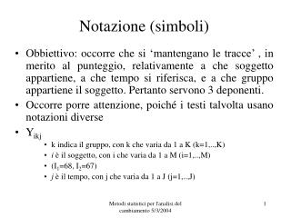 Notazione (simboli)