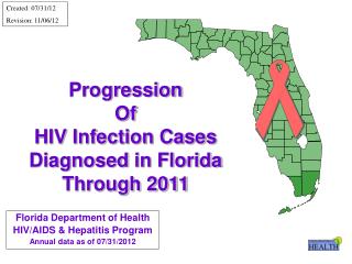 Progression Of HIV Infection Cases Diagnosed in Florida Through 2011