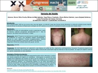 Varicela del Adulto