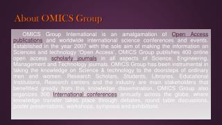 About OMICS Group