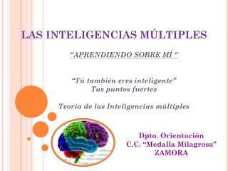 LAS INTELIGENCIAS MÚLTIPLES