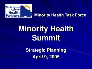 Minority Health Summit