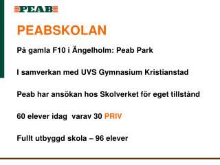 PEABSKOLAN