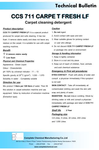 Technical Bulletin
