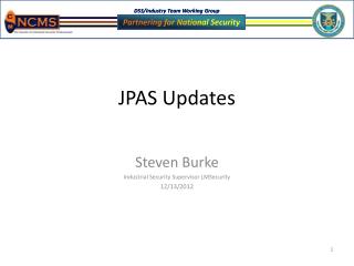 JPAS Updates