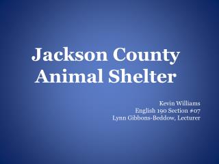Jackson County Animal Shelter