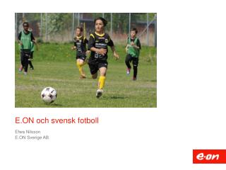 E.ON och svensk fotboll