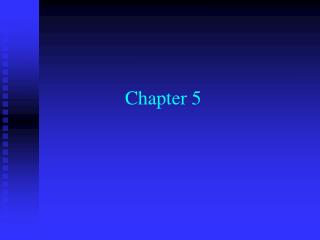 Chapter 5