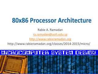 80x86 Processor Architecture