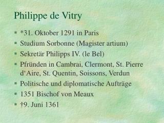 Philippe de Vitry