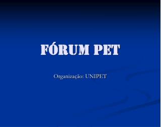 Fórum PET