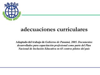 ¿QUE SON LAS ADECUACIONES CURRICULARES?