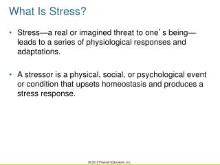 What Is Stress?