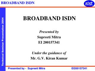 BROADBAND ISDN