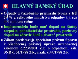 HLAVNÝ BANSKÝ ÚRAD