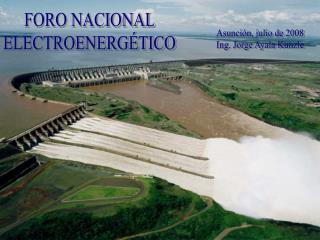 FORO NACIONAL ELECTROENERGÉTICO