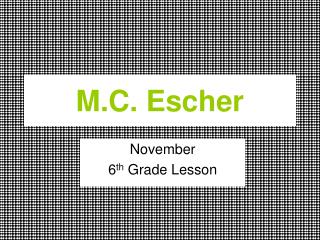 M.C. Escher