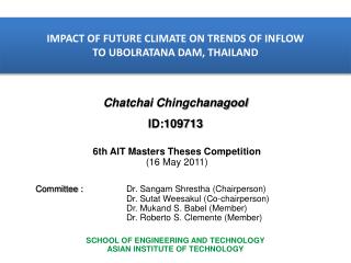 Chatchai Chingchanagool ID:109713