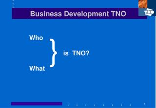 Business Development TNO